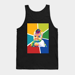 Yes Meme Wpap Pop Art Tank Top